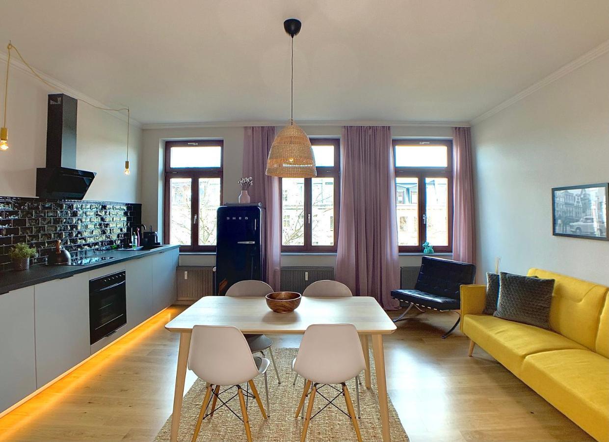 Apartamento Cosy And Modern In Vibrant West Leipzig Exterior foto
